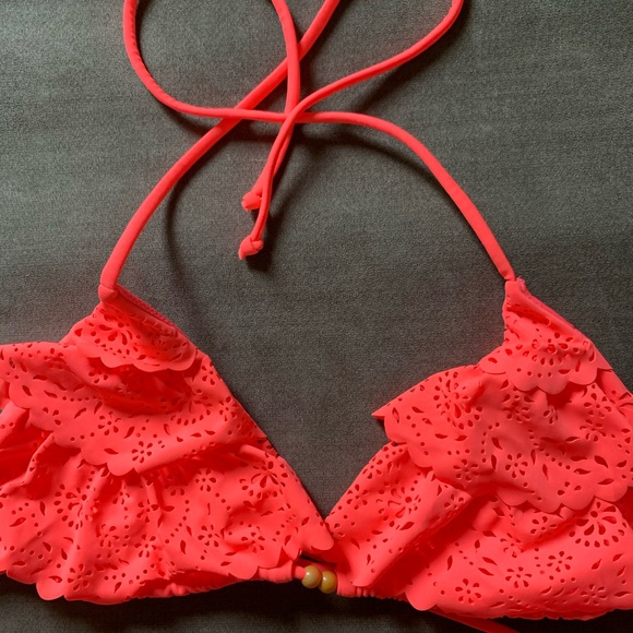 Cute neon pink/ orange string bikini - Picture 2 of 3
